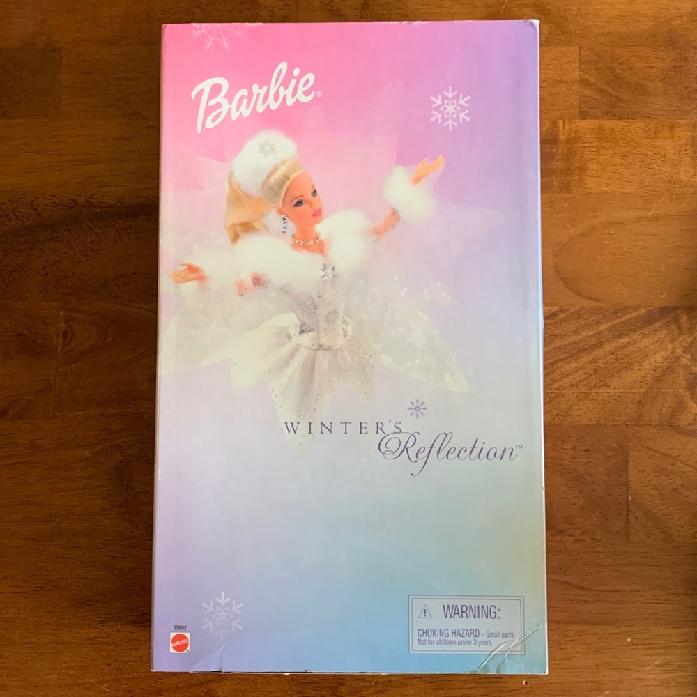 Vintage Winter's Reflection Barbie Doll Blonde 2002 Mattel #55682